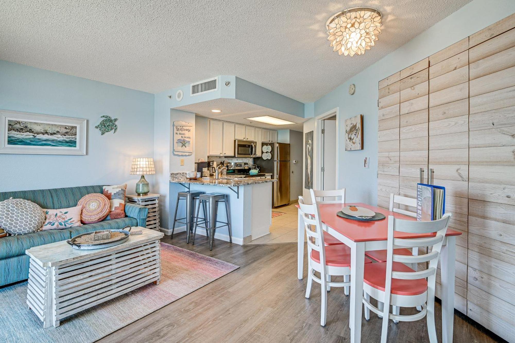 Beachy Condo With Pool Access And Steps To Boardwalk! Myrtle Beach Ngoại thất bức ảnh
